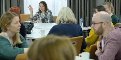 Delegates during MS Trust seminar