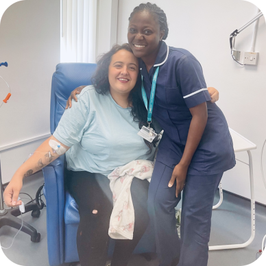 MS nurse Blessing with Jess