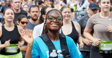 Fundraiser at Saucony 10k