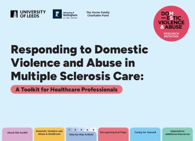 Cover of the Responding to domestic violence and abuse in MS toolkit
