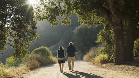 People in forest