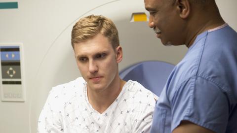 Patient after MRI