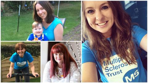 Miles for MS stars Bron, Fee, Hannah and Rowena