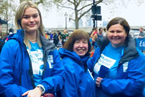 Volunteers at London Marathon