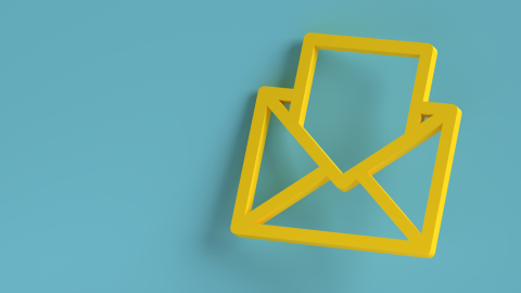 Open envelope e-mail icon