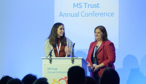 Presenting at MS Trust conference