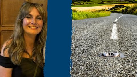 Natasha and a winding road