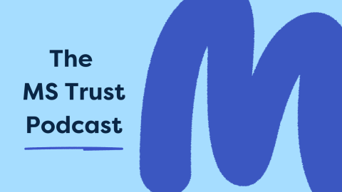 MS Trust podcast logo screen