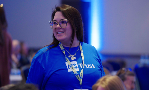 Image of a person working for MS Trust