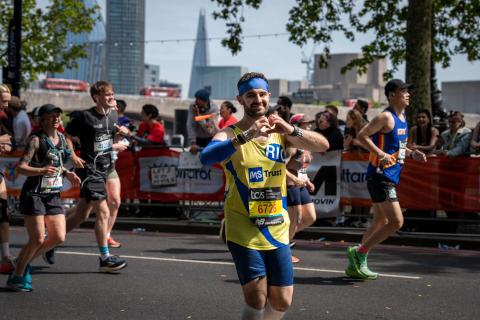 London Marathon runner