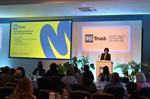 Lucy opening MS Trust Conference 2026