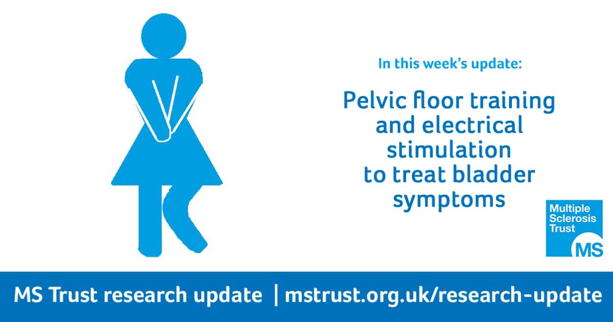 Pelvic floor training and electrical stimulation to treat bladder