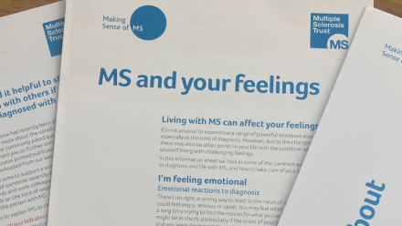 MS Trust leaflet on MS and your feelings