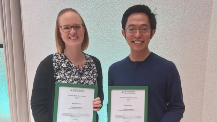 Debz and Abe with Awards