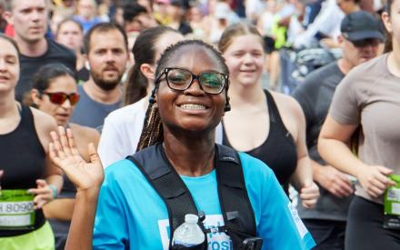 Fundraiser at Saucony 10k